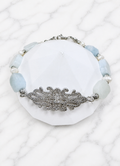 Pulsera Alba · Aguamarina & Perlas